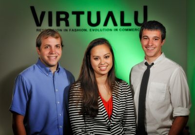 The VirtualU co-founders are Louis Cirillo, Caroline Pugh, and Nick Gagianas.