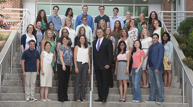 The charter class of Virginia Tech's Translational Biology, Medicine, and Health doctoral program