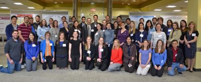 Graduate students at Vet Med Research Symposium