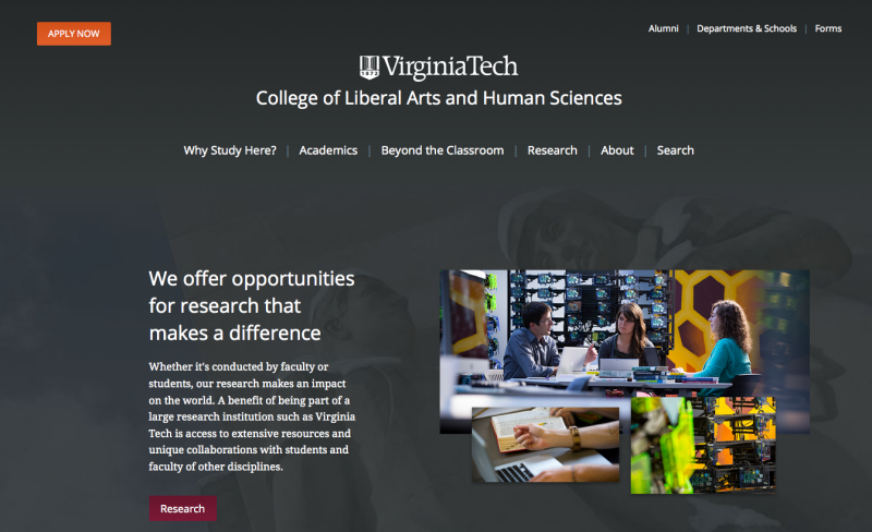 Liberal arts website