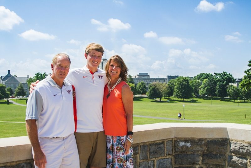 The Brown family at Virginia Tech