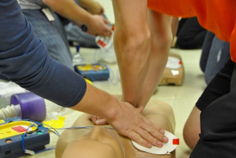 Virginia Tech Rescue Squad CPR class