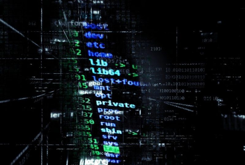 Graphic depicts a cyber threat on a computer screen