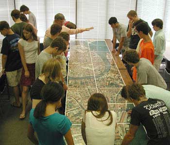 Professor Dunay instructs students in summer 2005