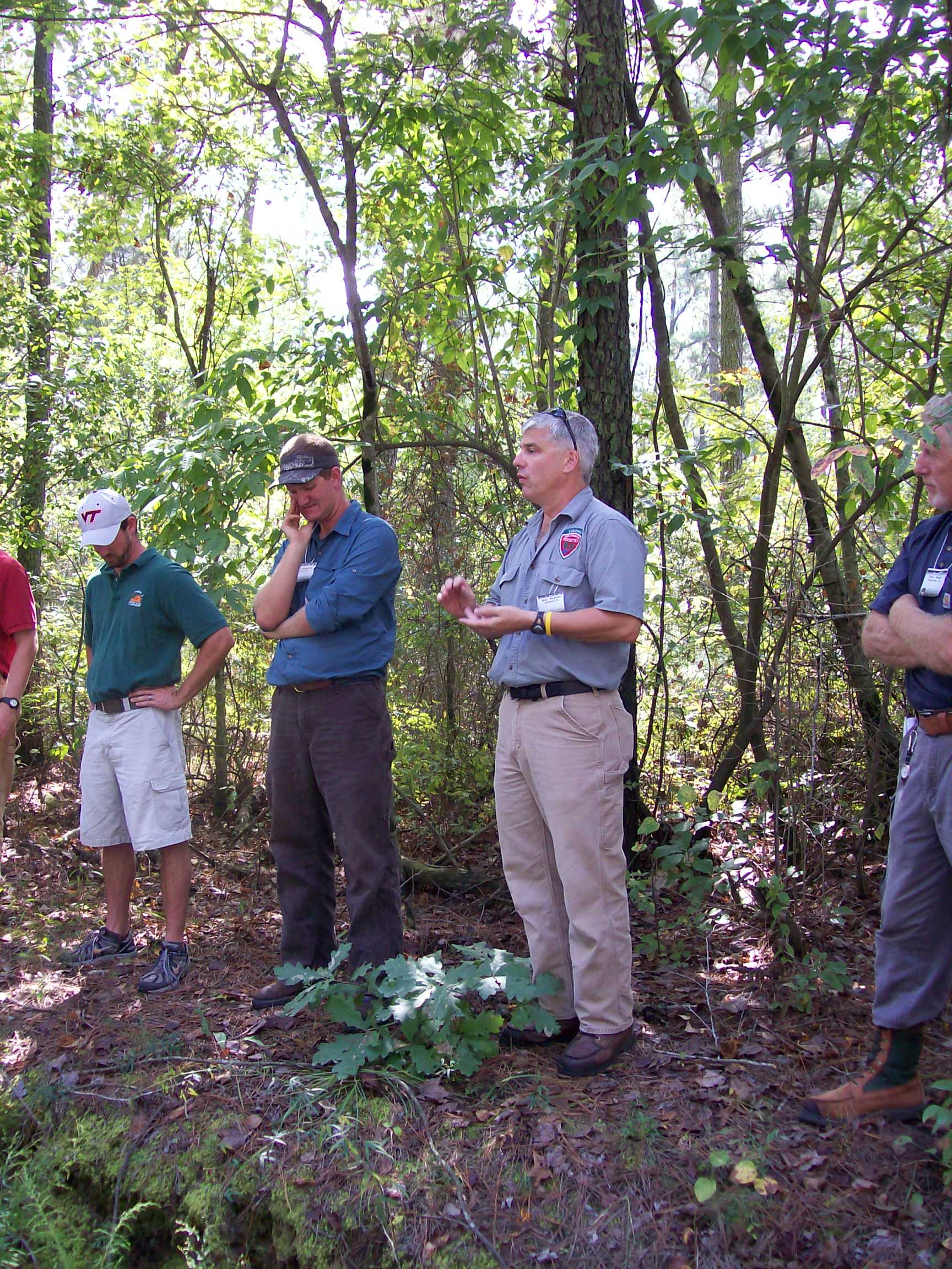 Natural resource professionals discuss cost-share programs available to landowners.
