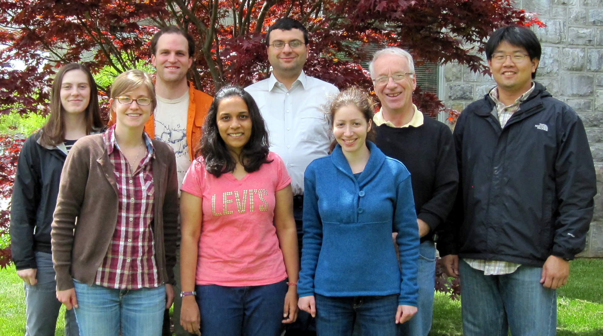The seven team members and their faculty advisor.