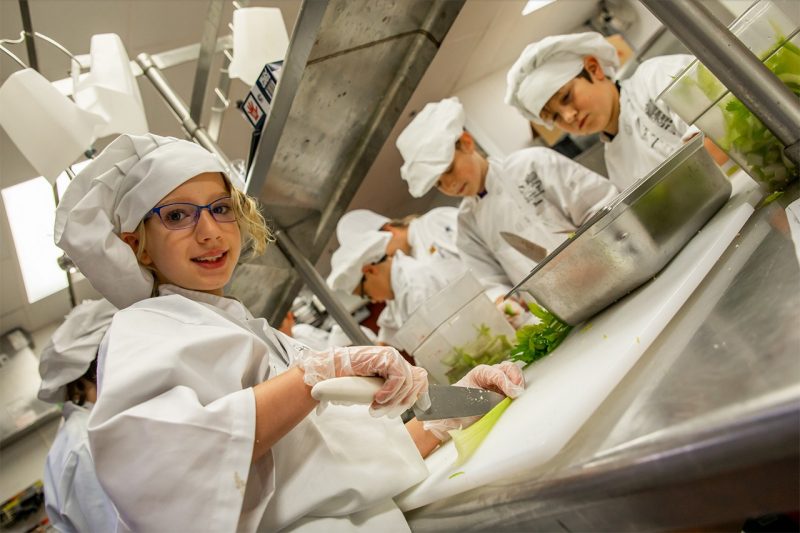 Children take part in Virginia Tech's Culinary Camp