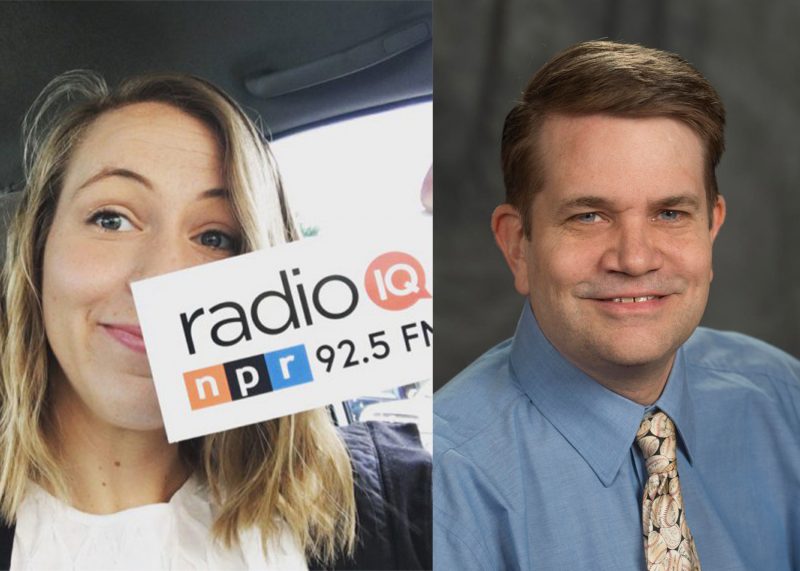 RADIO IQ/WVTF journalists Mallory Noe-Payne and Jeff Bossert