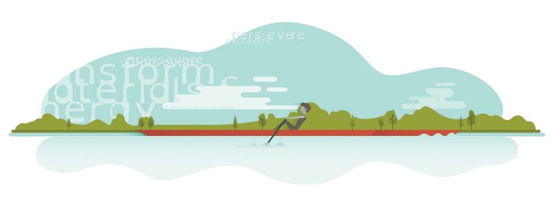 Rowing illustration