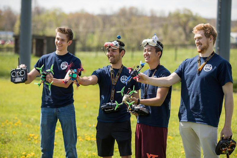 Virginia tech drone racing team